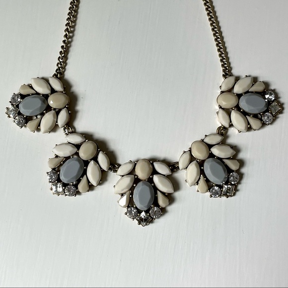 J.Crew crystal bauble statement necklace - Picture 3 of 6